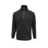 Mens Half Zip Winter Fleeces Black Image